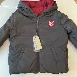 NEW! 3 Pommes Reversible Puffer Jacket, 4 years